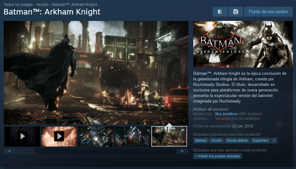 batman steam analisis