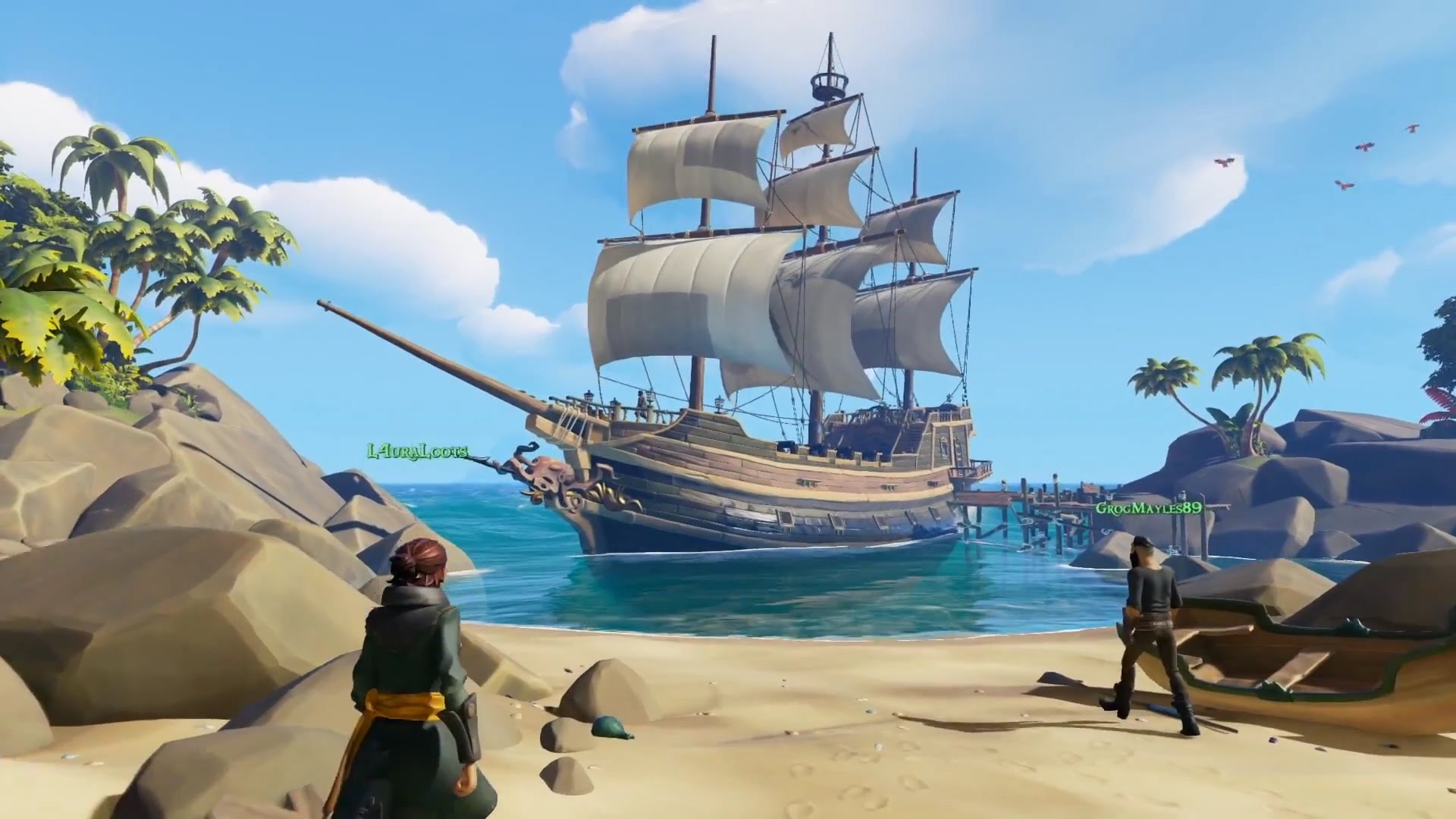 gameplay de Sea of Thieves