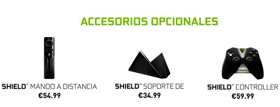 nvidia shield tv acesorios