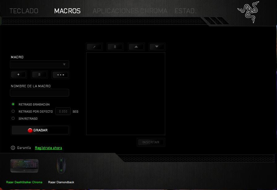 4. Razer Deathstalker Chroma macros