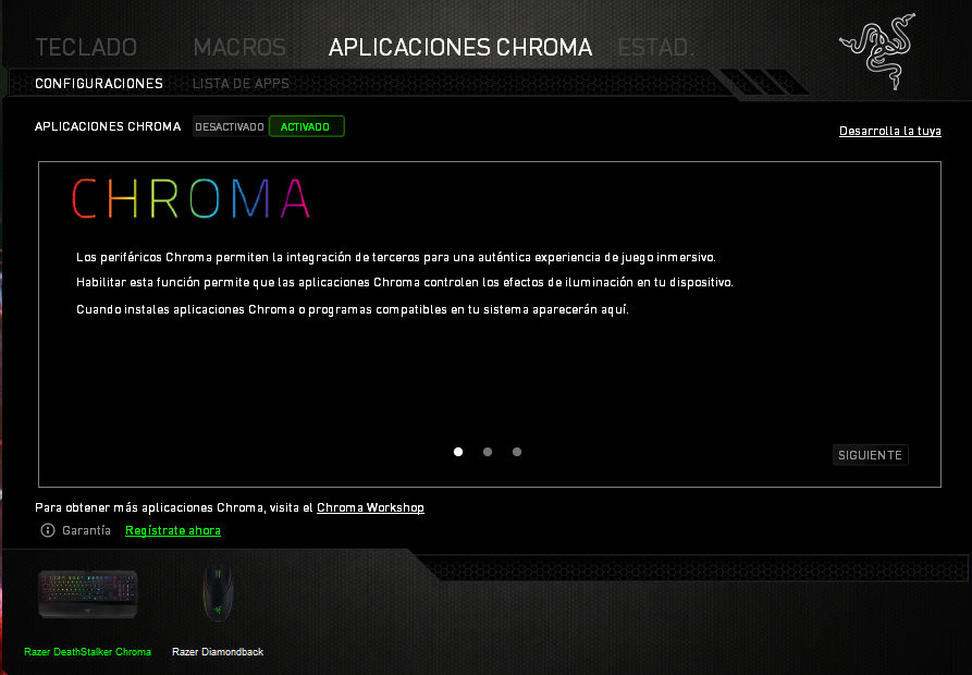 5. Razer Deathstalker Chroma app