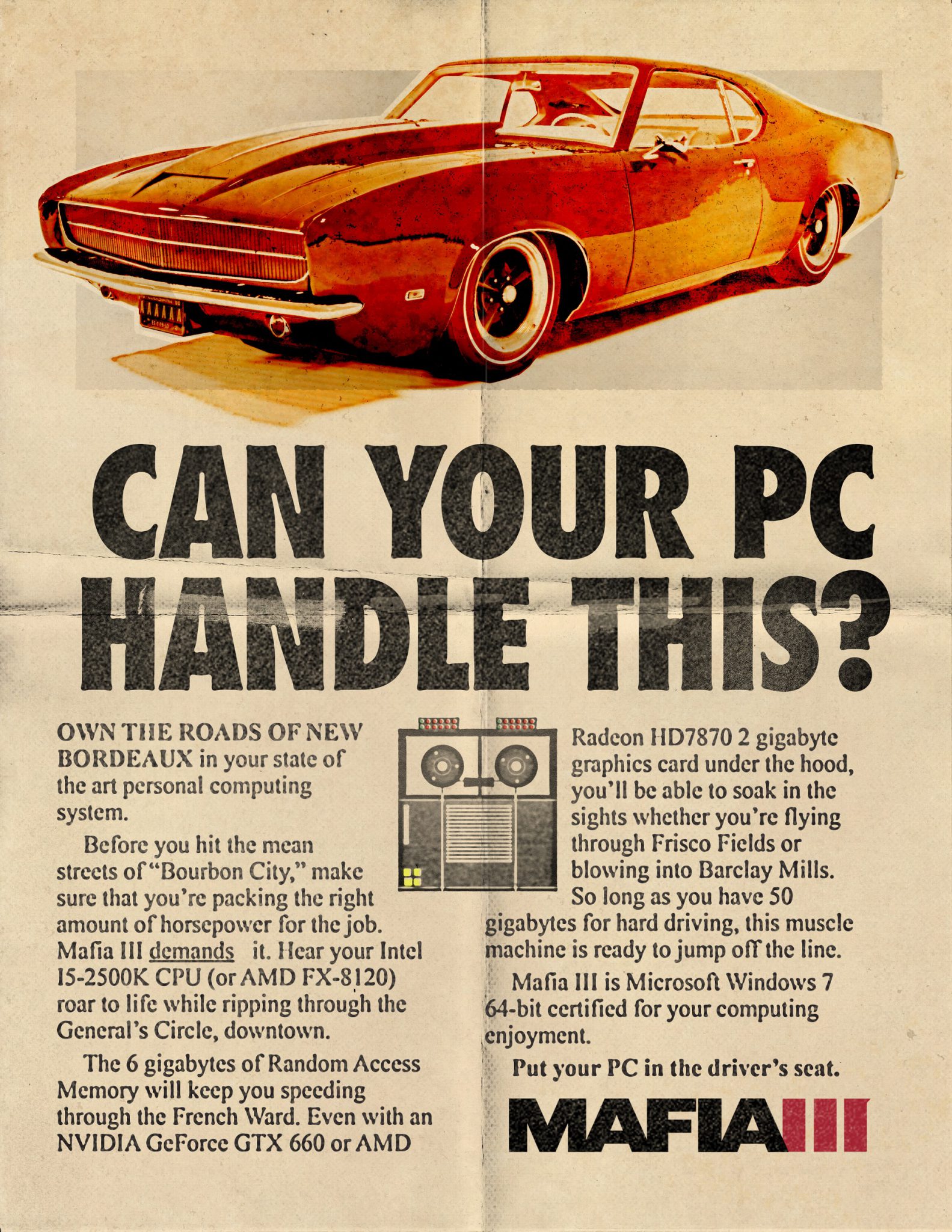 MAFIA III specs
