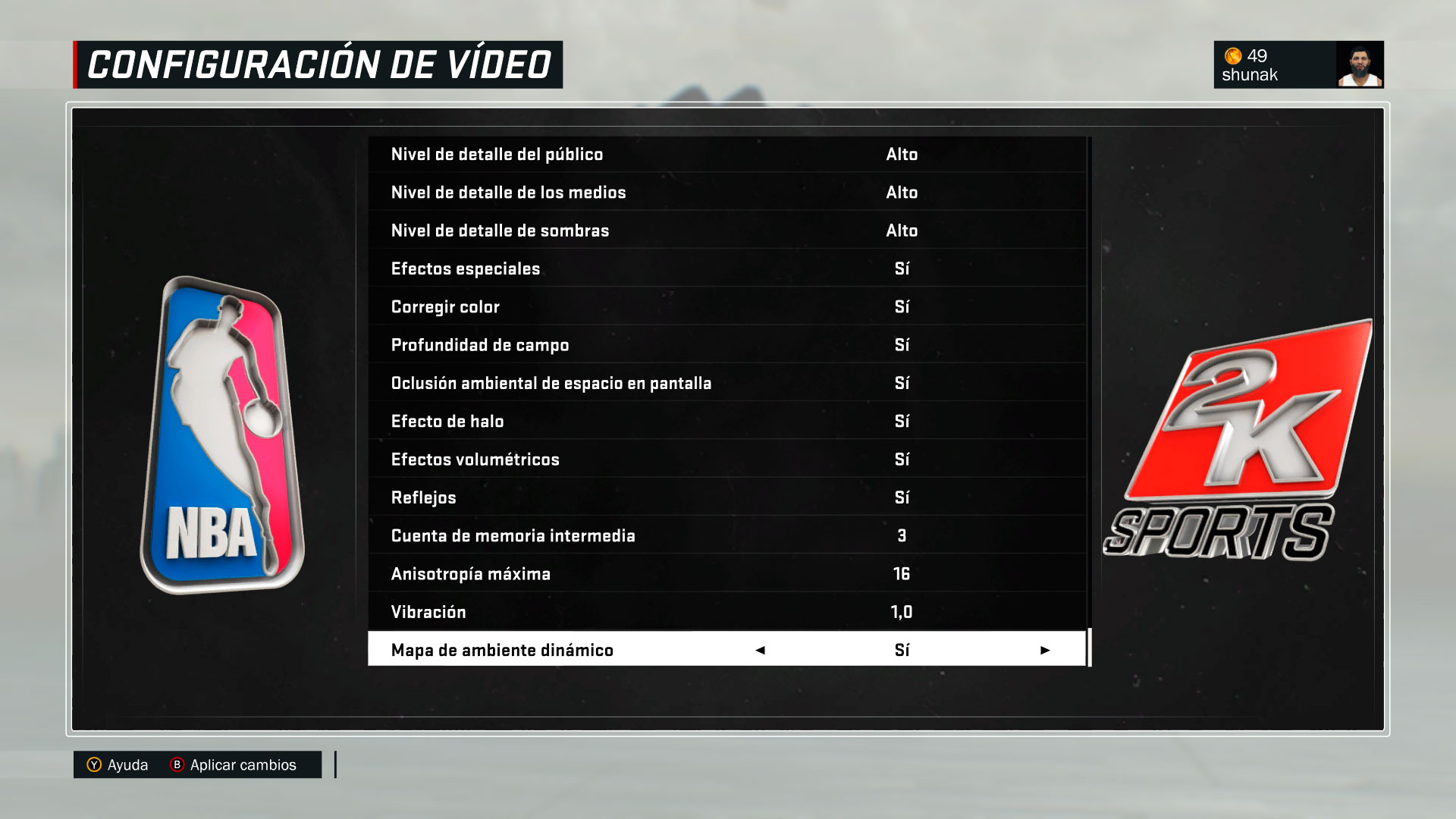 NBA 2K17 AJUSTES MAXIMO 2