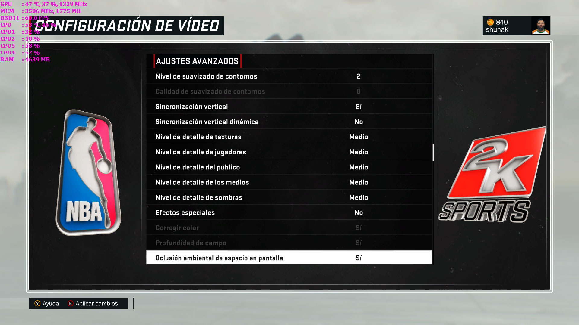 NBA 2K17 AJUSTES MEDIO 1