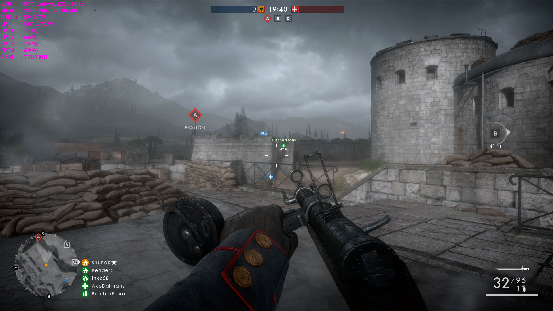 Battlefield 1 Análisis Alto M 1