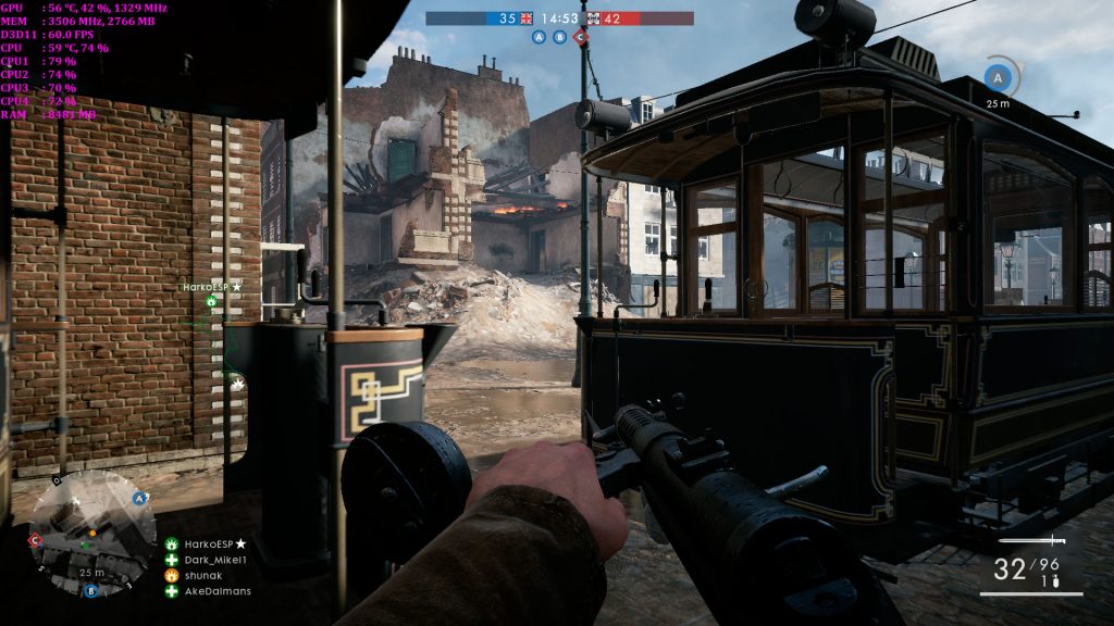 Battlefield 1 Análisis Bajo M 4