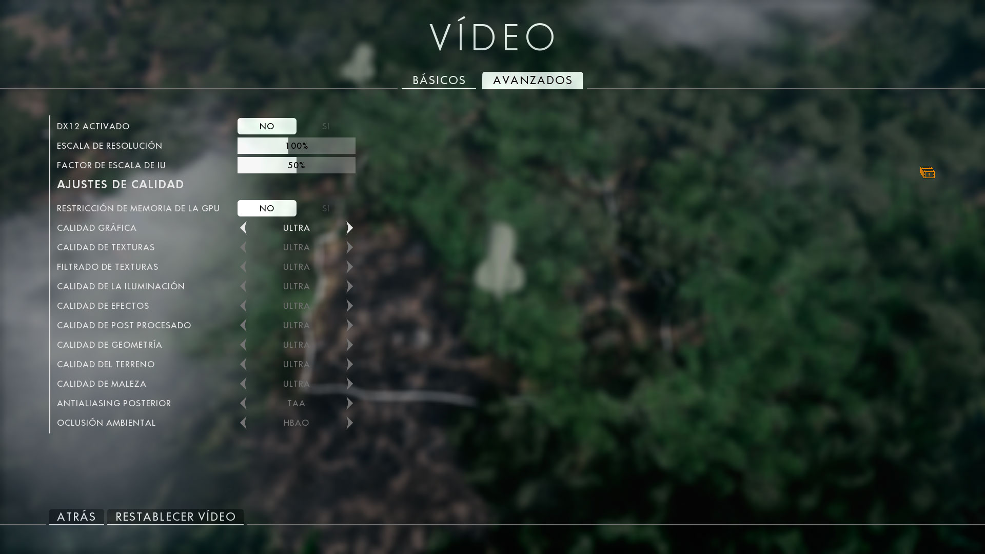 Battlefield 1 Análisis Configuracion 2