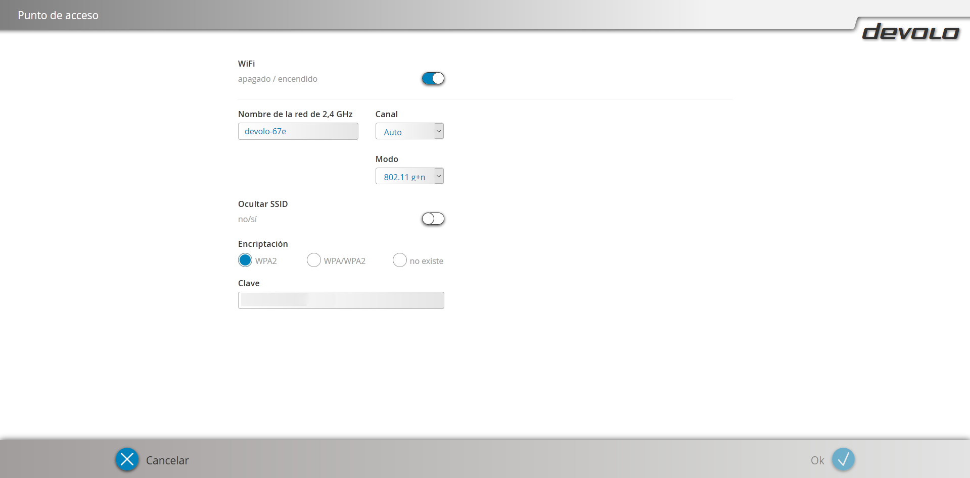 Configuración devolo 550 WiFI 3