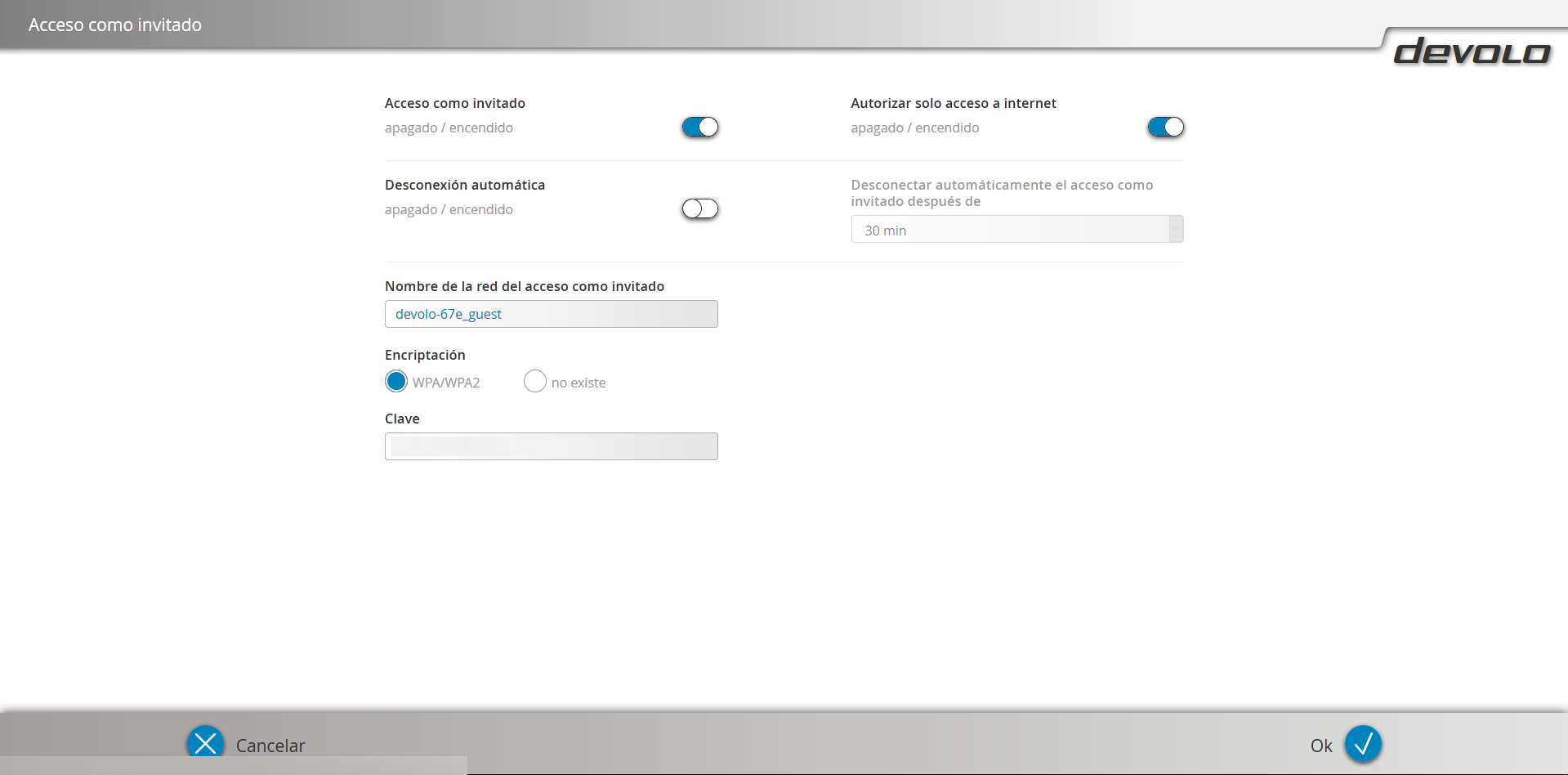 Configuración devolo 550 WiFI 5