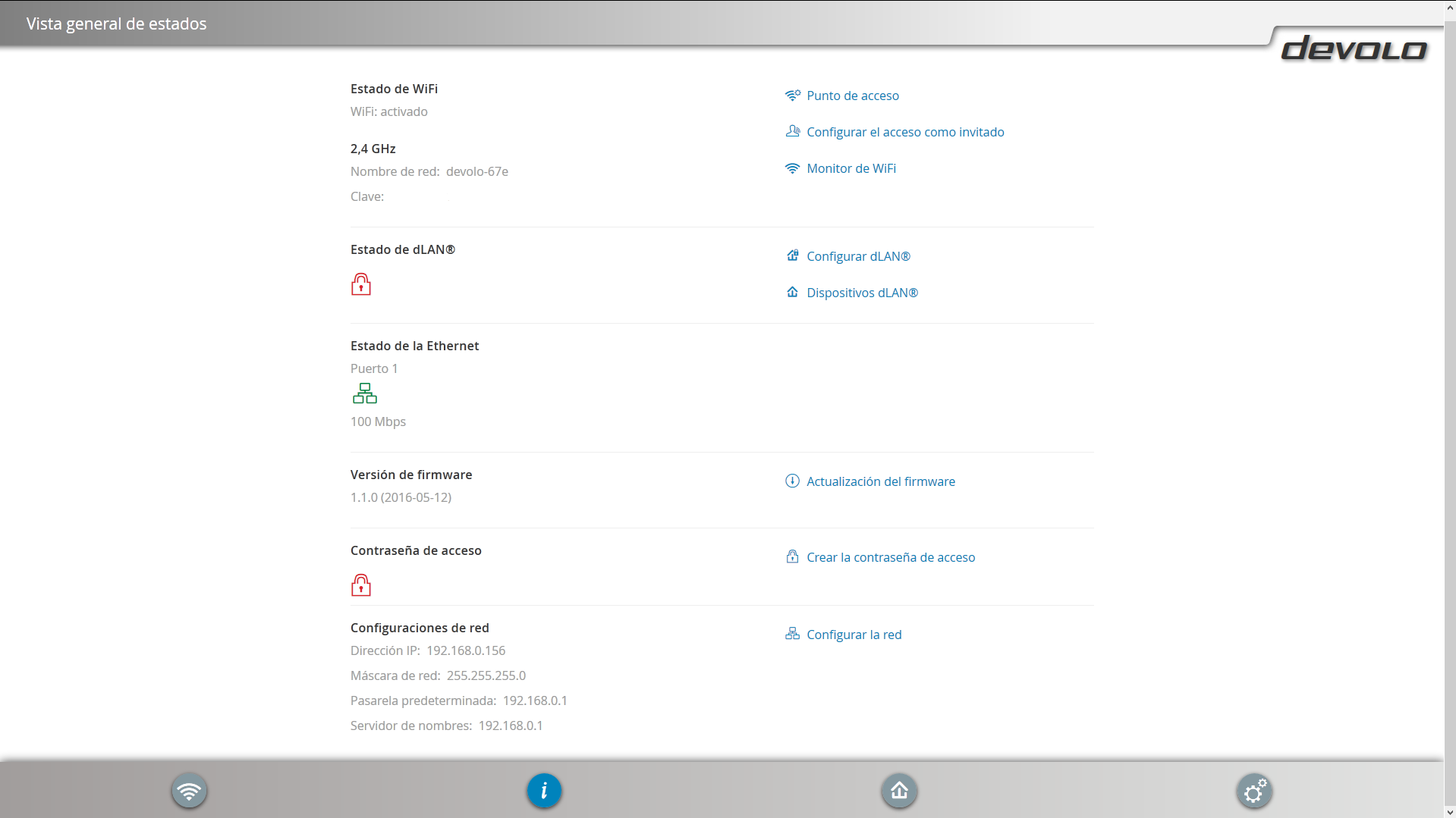 Configuración devolo 550 WiFI 9