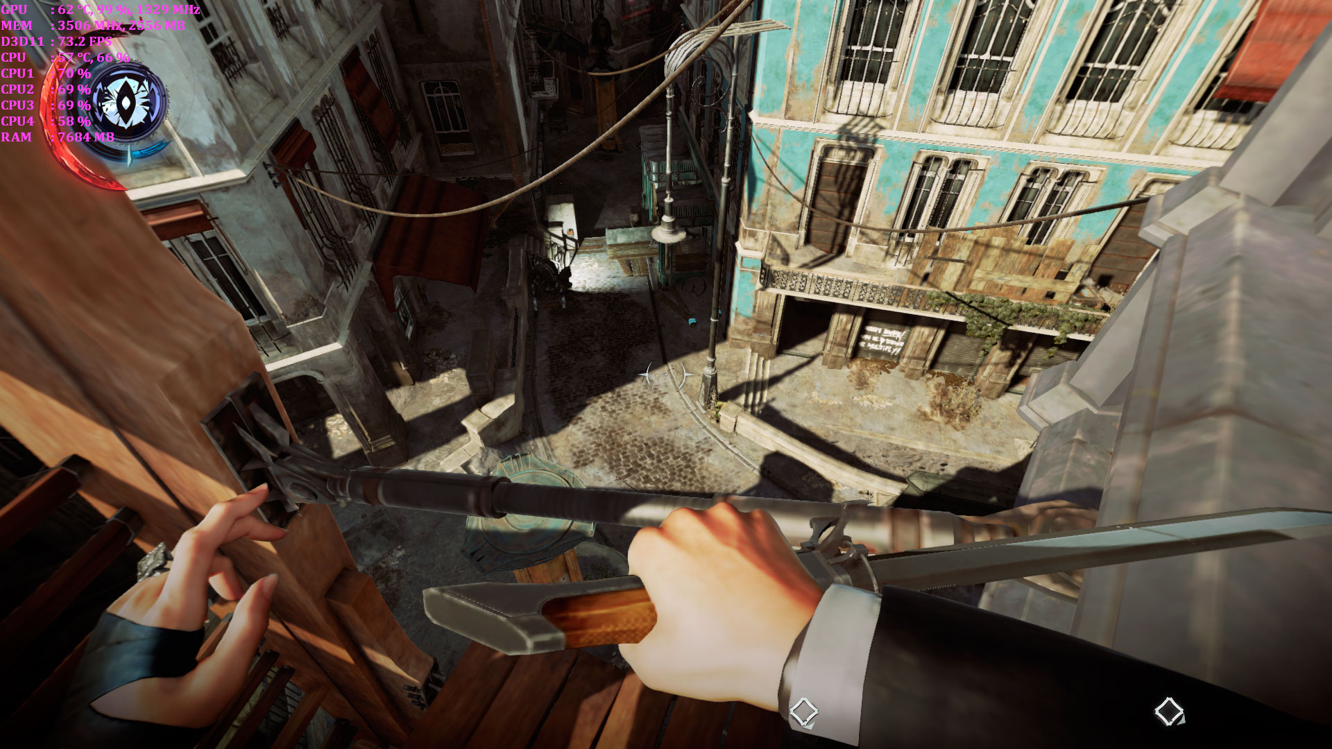 Dishonored 2 Análisis Muy Bajo 2