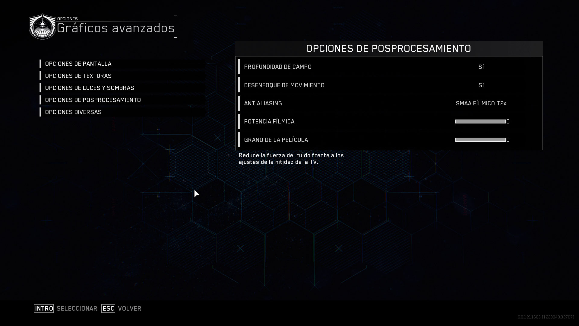 Infinite Warfare Análisis Configuración 3