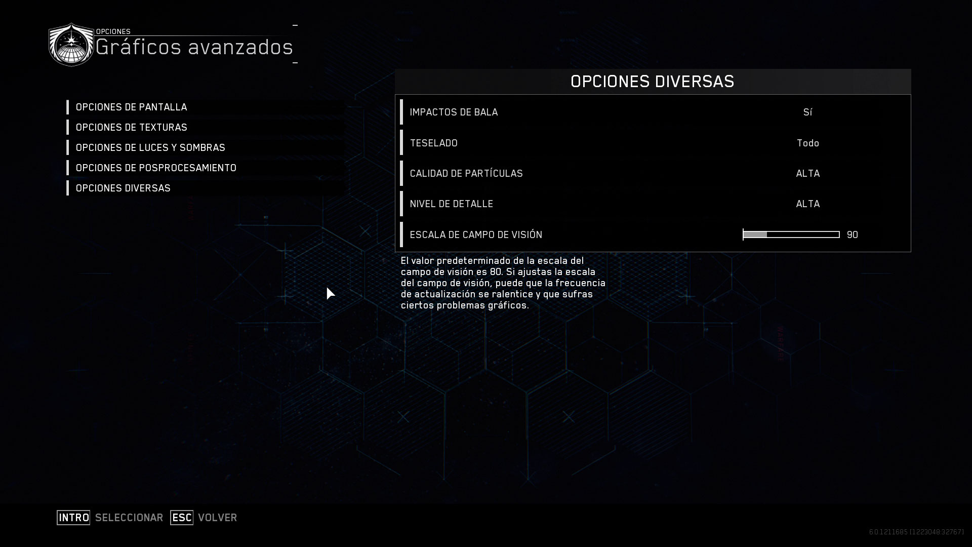Infinite Warfare Análisis Configuración 4