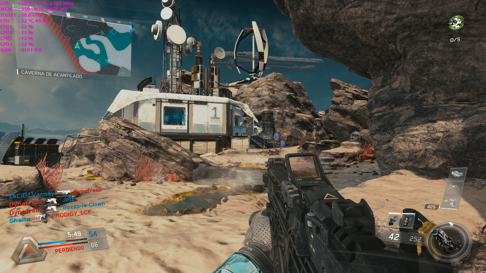 Infinite Warfare Análisis Multi Medio 2