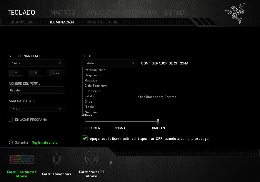 Análisis Blackwidow X Chroma Razer Synapse 2