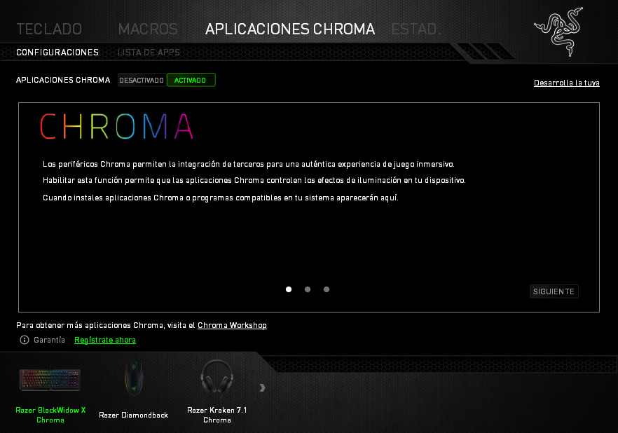 Análisis Blackwidow X Chroma Razer Synapse 5