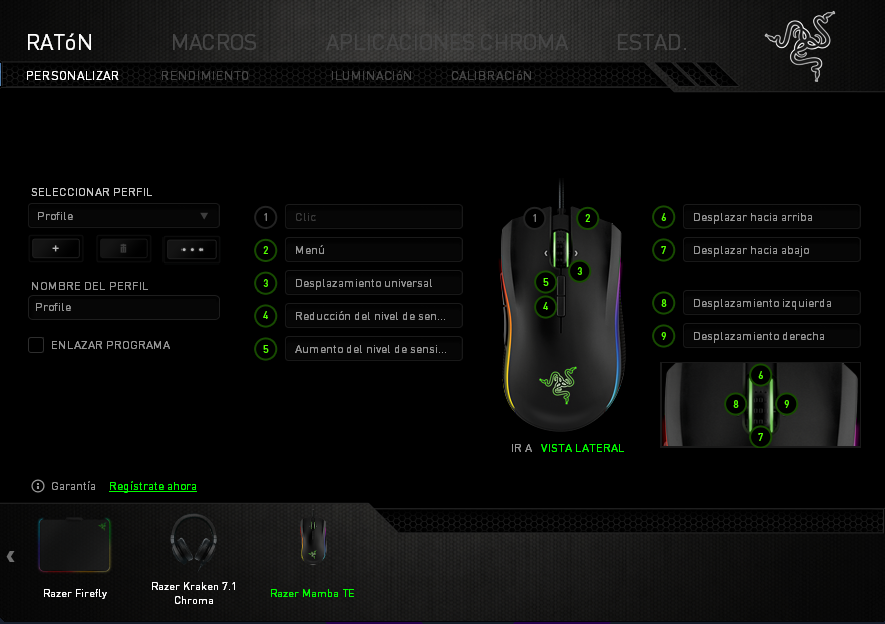 Razer Synapse Mamba TE 2