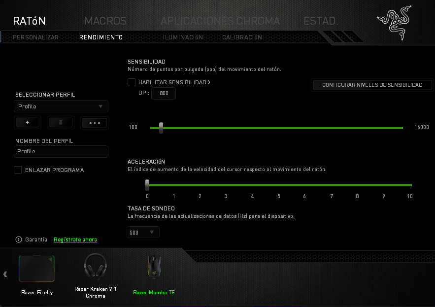 Razer Synapse Mamba TE 3