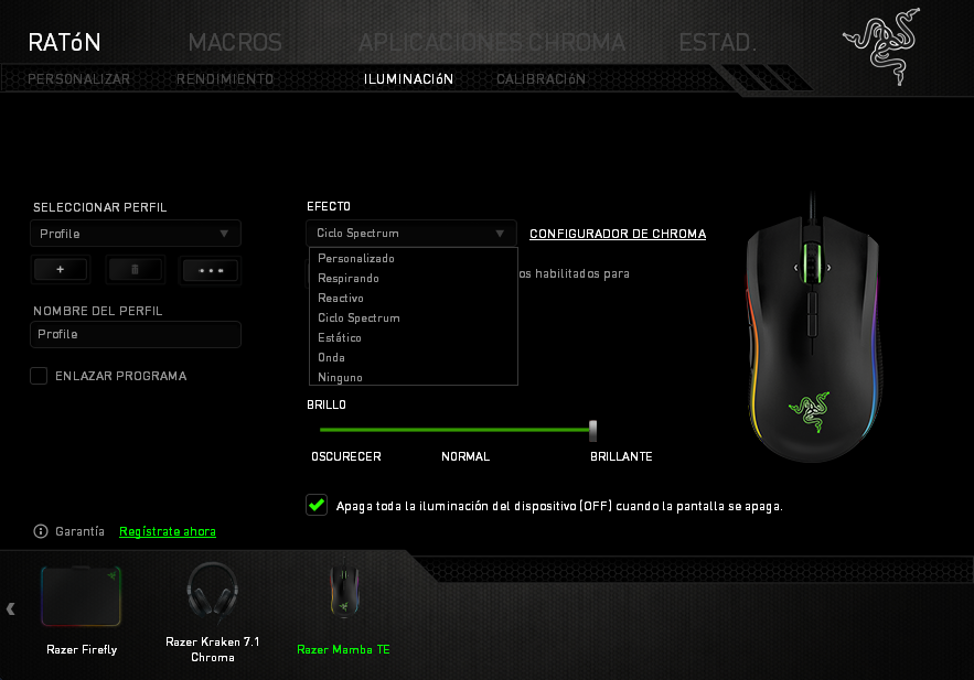 Razer Synapse Mamba TE 4
