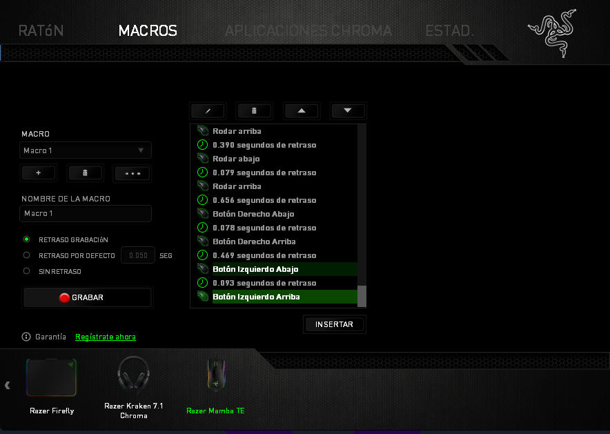 Razer Synapse Mamba TE 6
