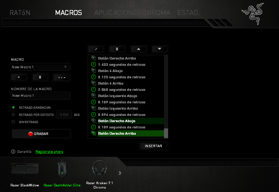 Razer Deathadder Elite 5 Macros