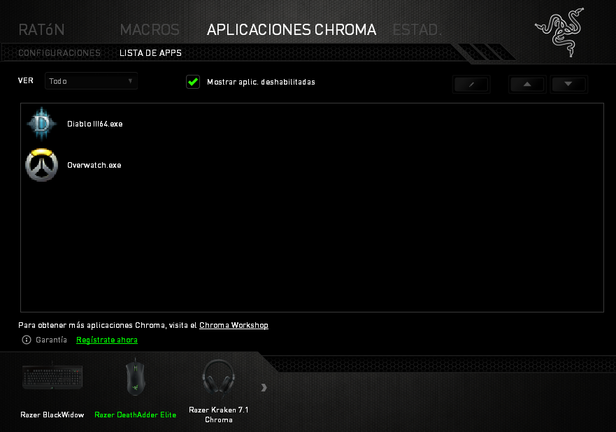 Razer Deathadder Elite 7 APP Chroma 2