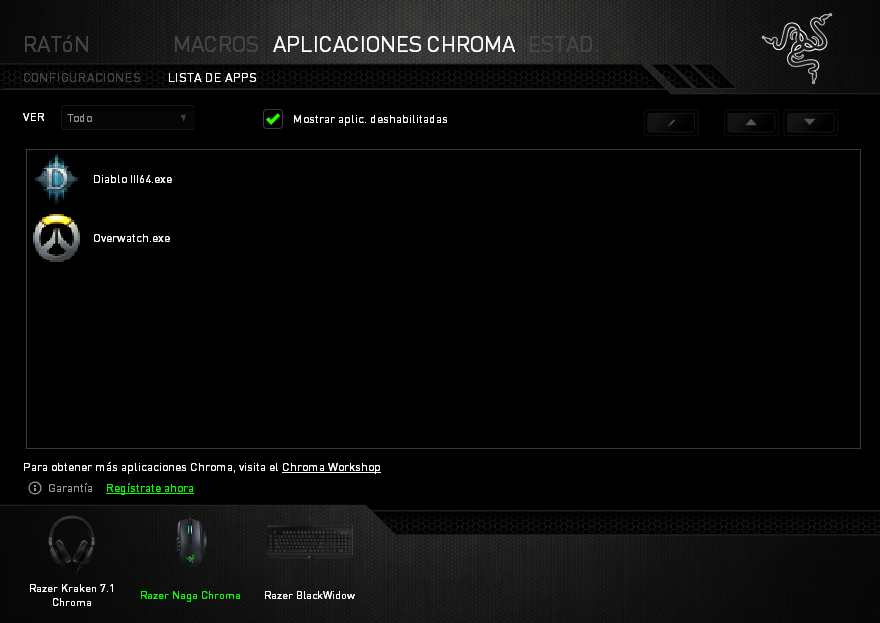 Razer Naga Chroma 8 APP Chroma 2
