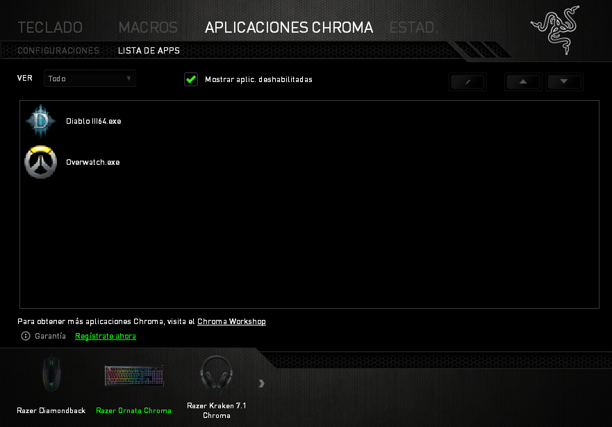 Razer Ornata 7 App Chroma 2