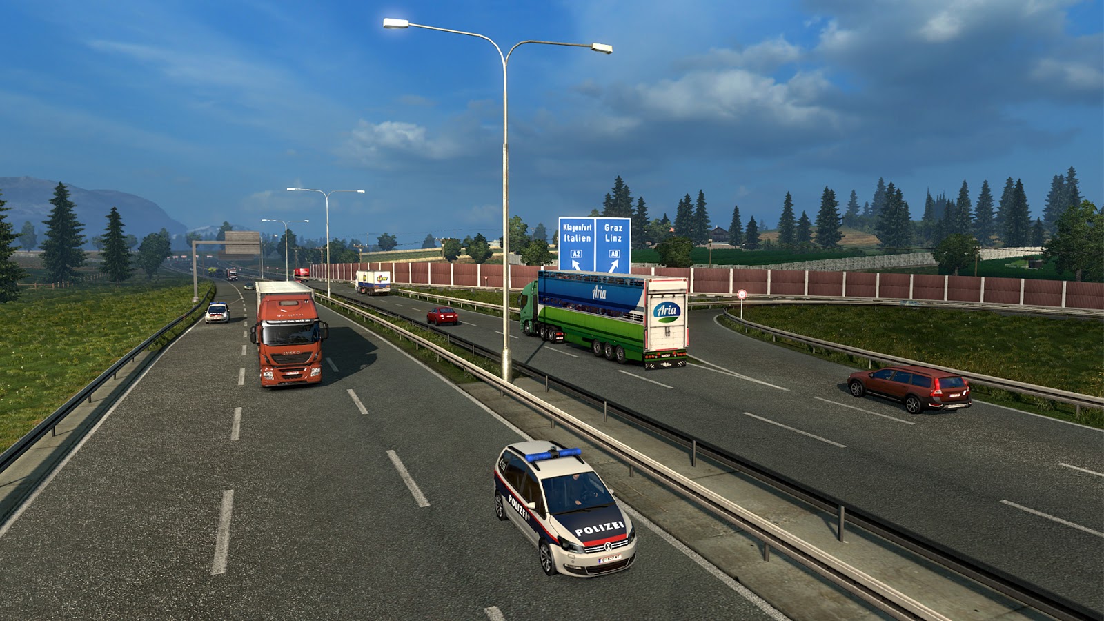 Euro Truck Simulator Policia
