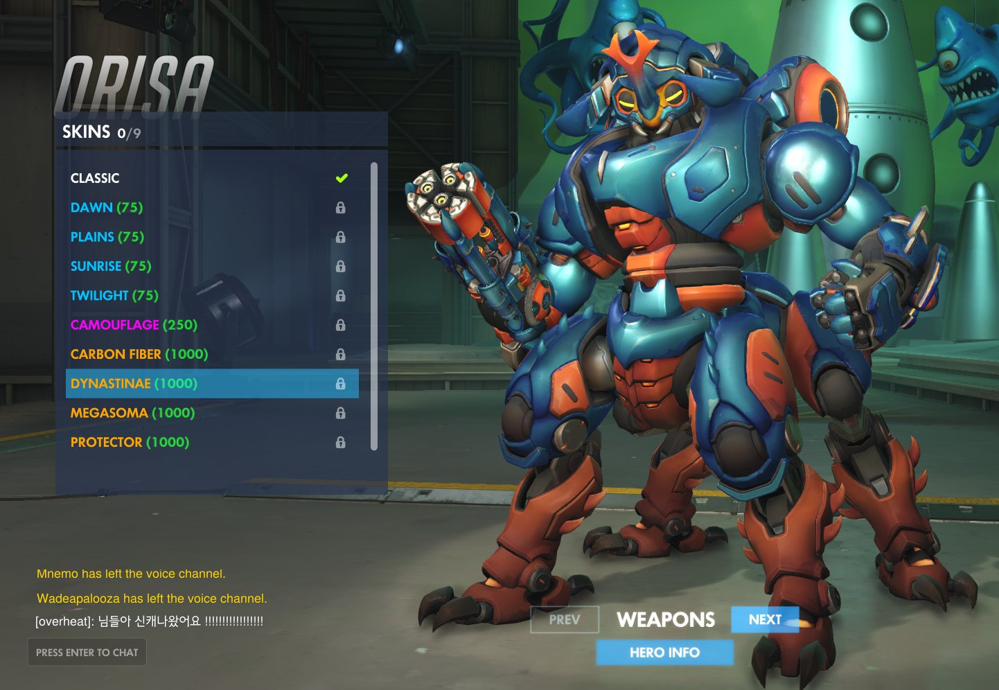 Orisa Skins 3
