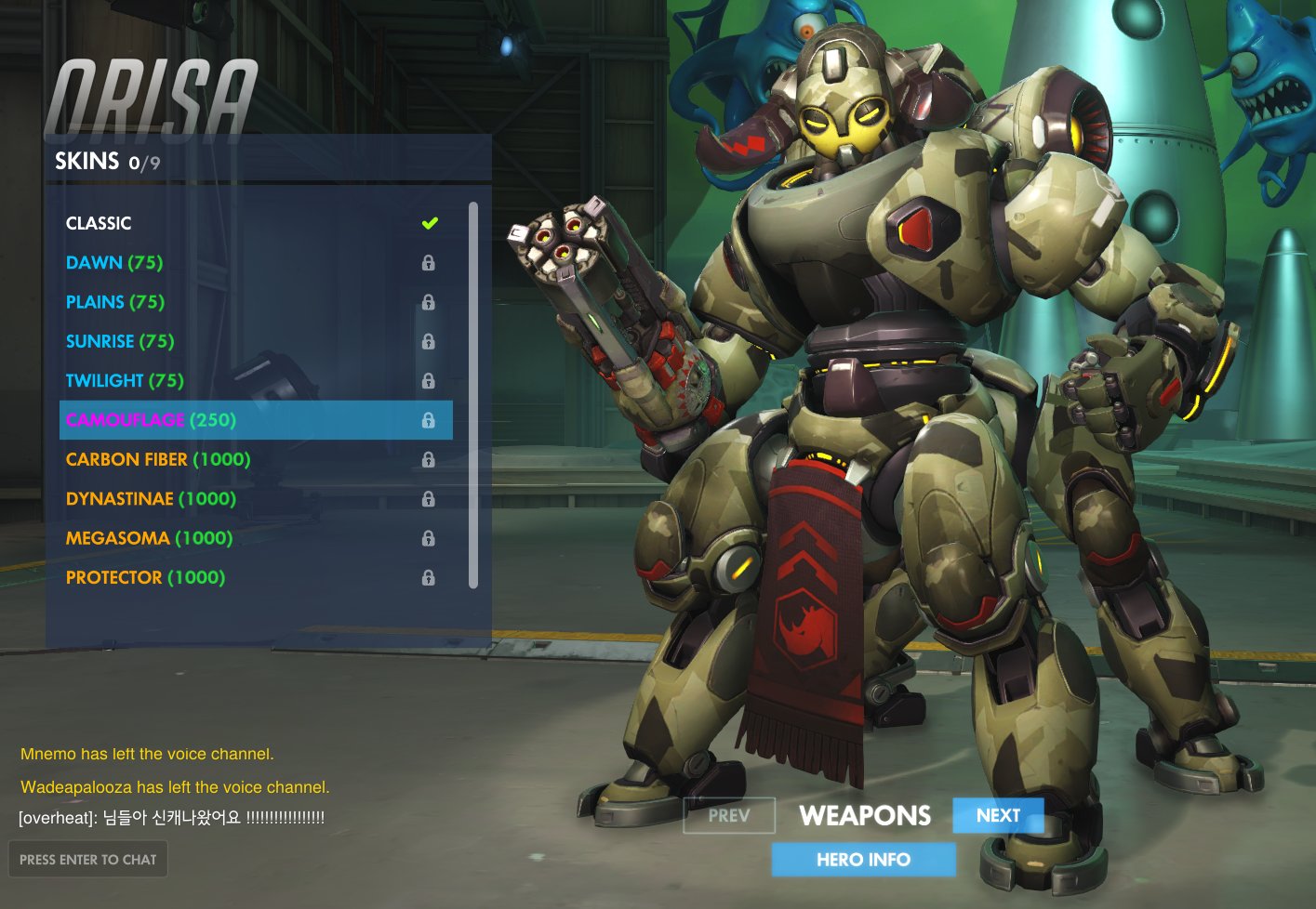 Orisa Skins 5