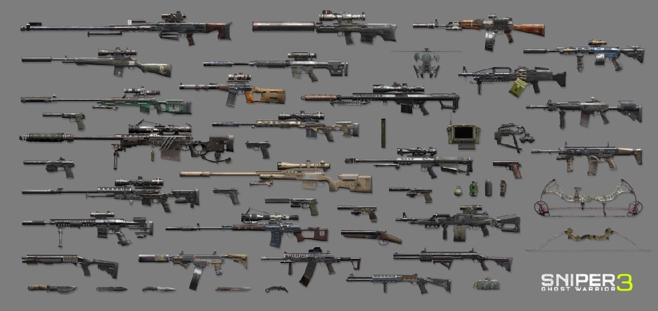 arsenal de sniper ghost warrior 3