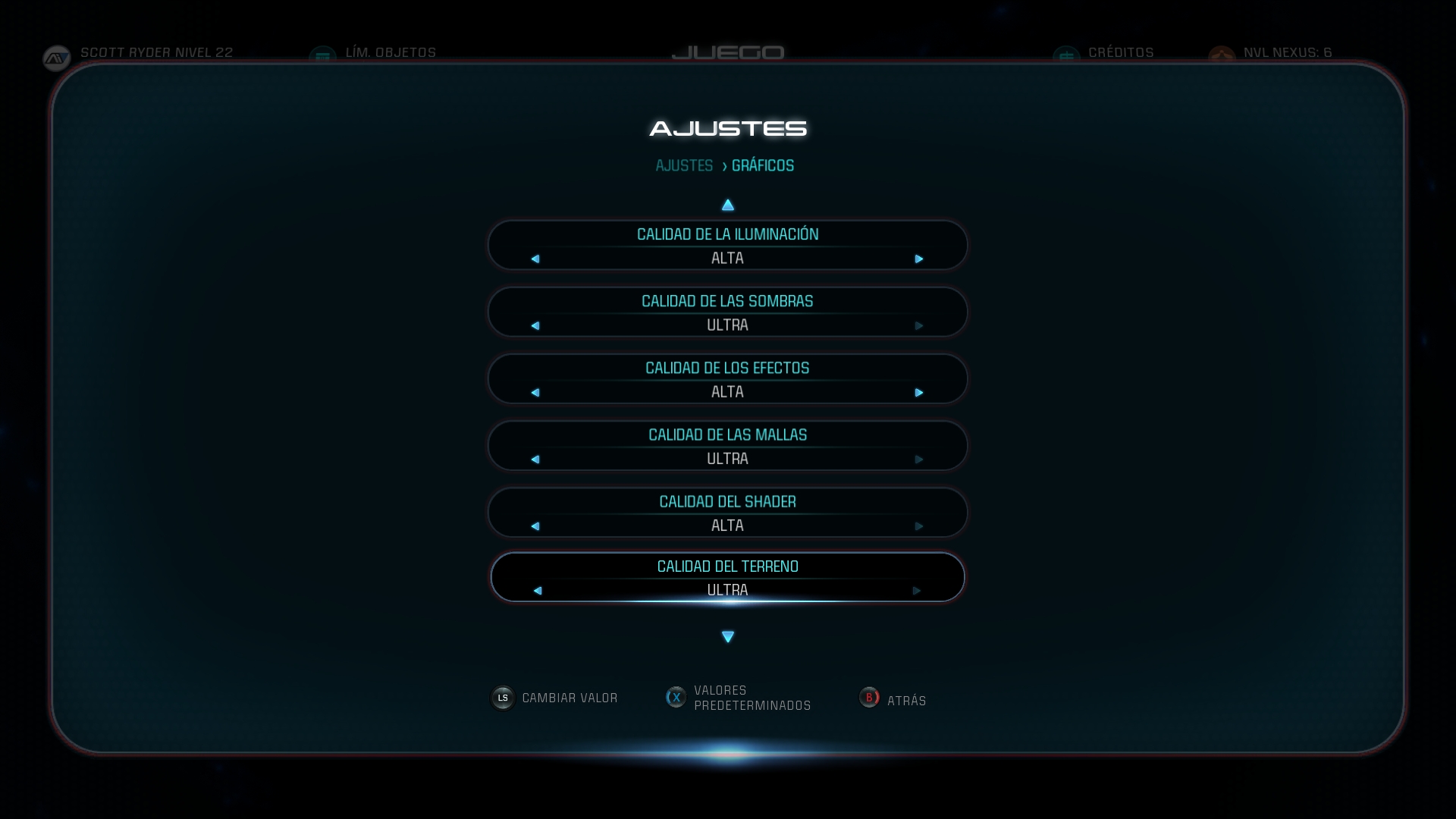 Mass Effect Andromeda Análisis Ajustes Graficos 3