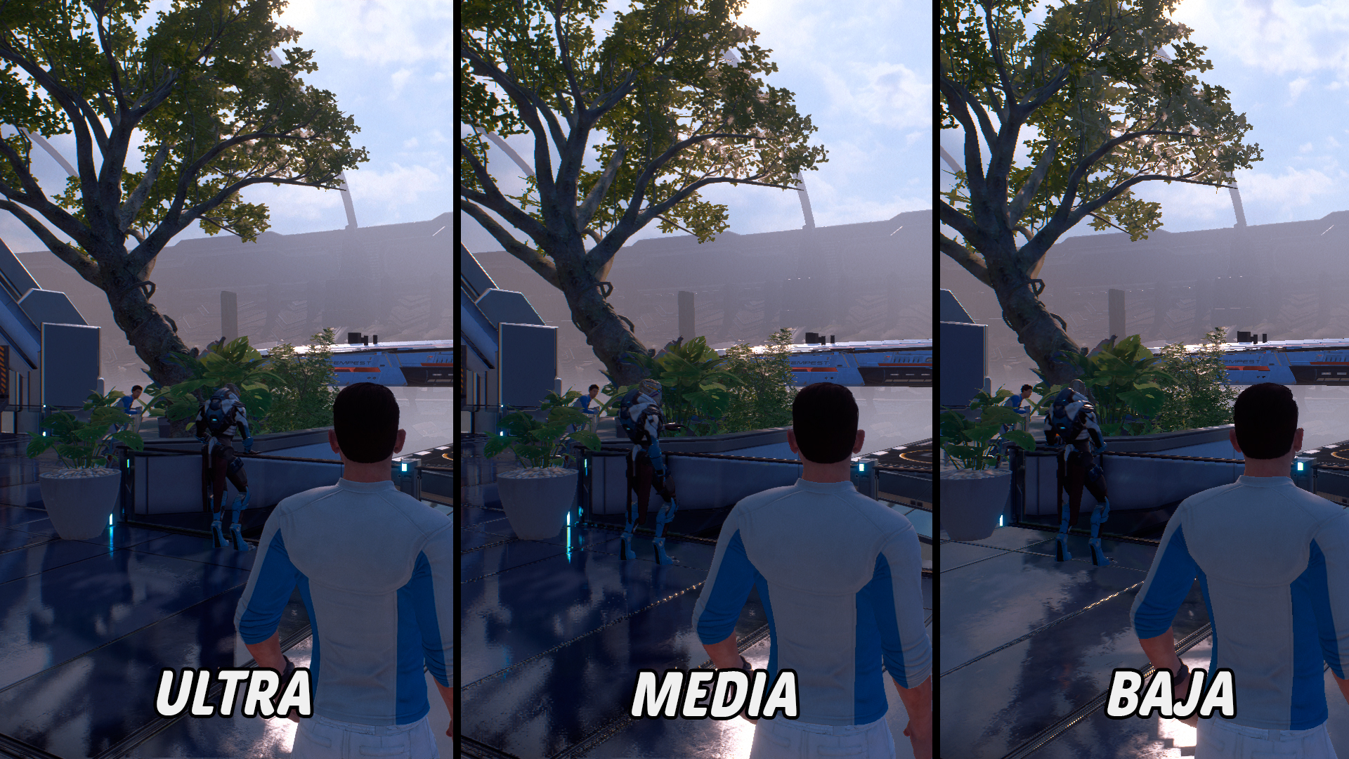 Mass Effect Andromeda Análisis Comparativa
