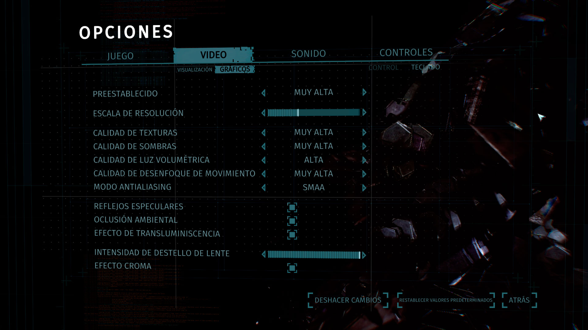 The Surge Análisis Ajustes 2
