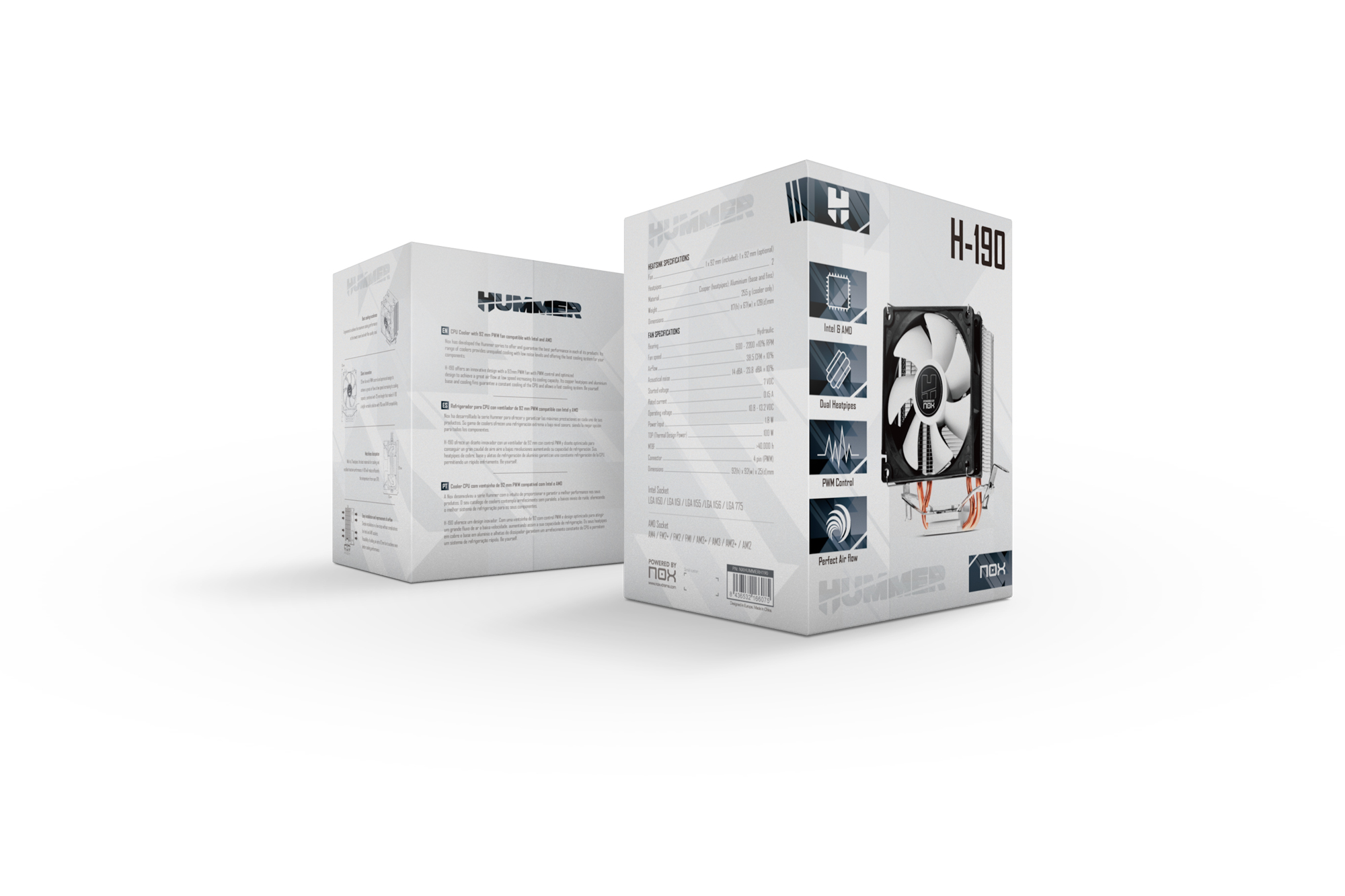 nox h 190 caja