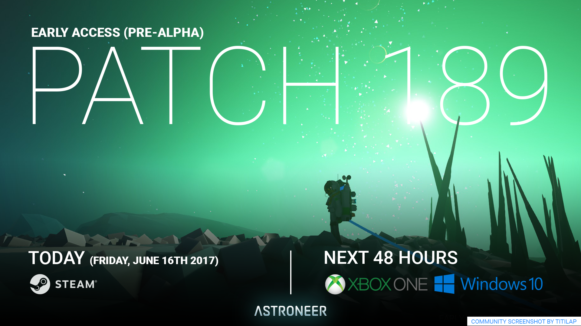 Actualización 189 de Astroneer