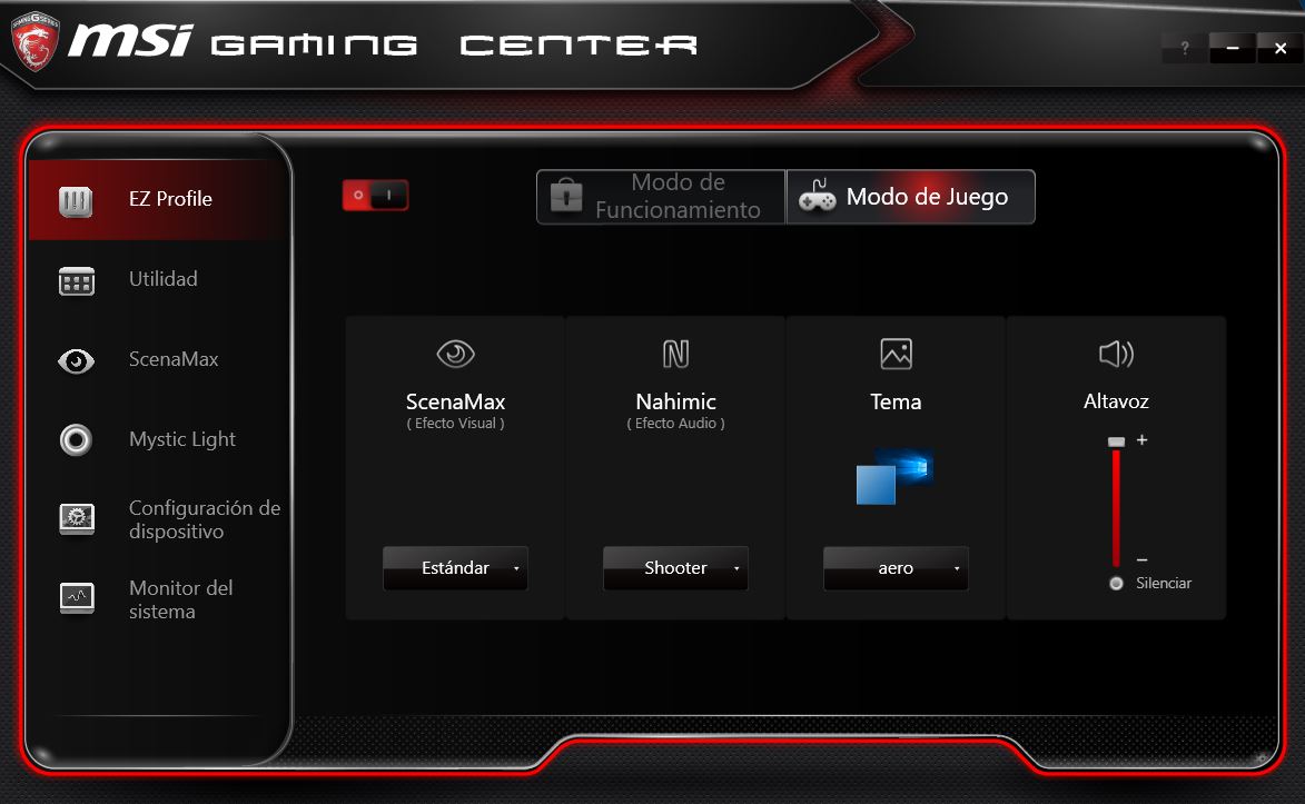 MSI Trident 3 Análisis Gamng Center 1