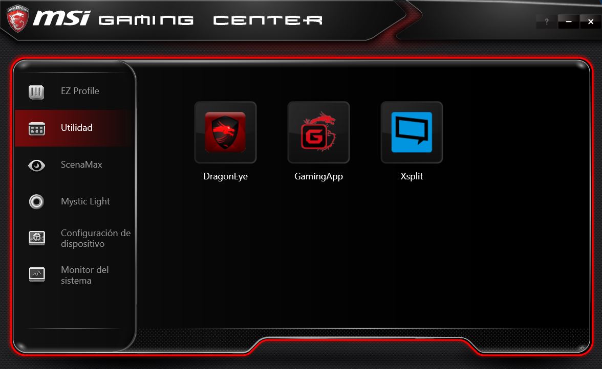 MSI Trident 3 Análisis Gamng Center 2