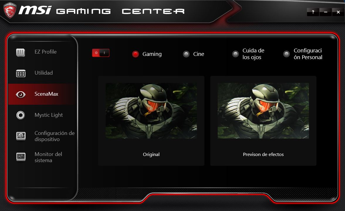 MSI Trident 3 Análisis Gamng Center 3