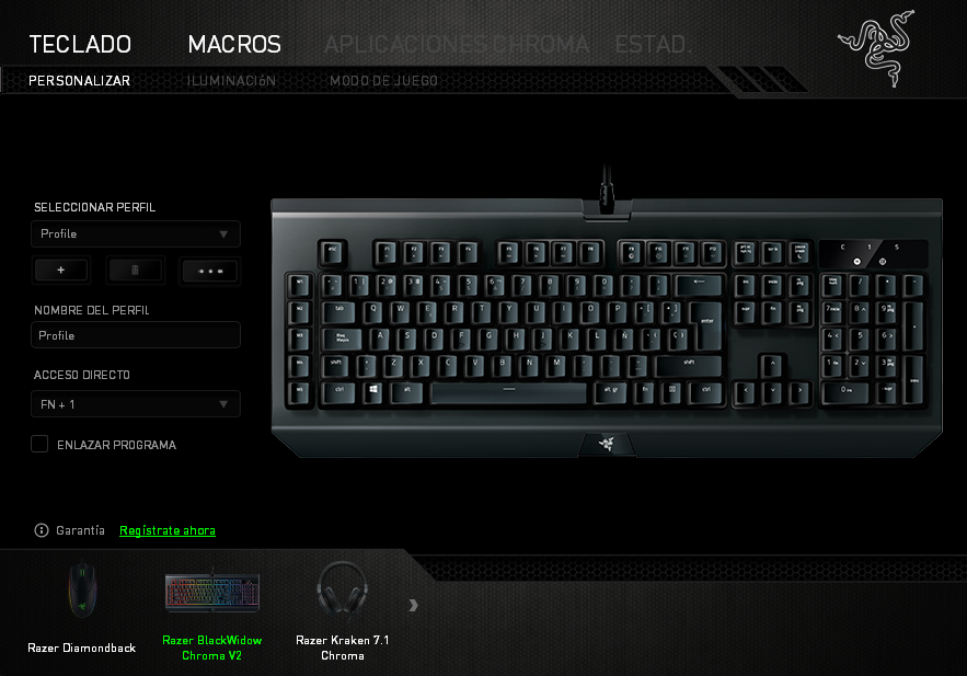 Razer Blackwidow Chroma v2 Análisis Teclado Personalizar