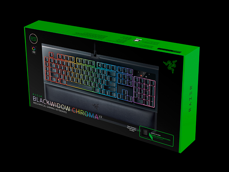 Razer Blackwidow Chroma v2 Análisis caja