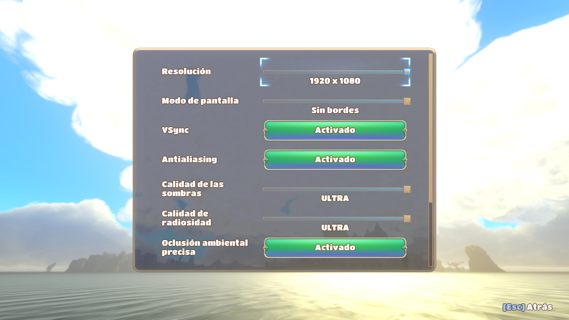 Yonder The Cloud Catcher Chronicles Análisis Ajustes 1