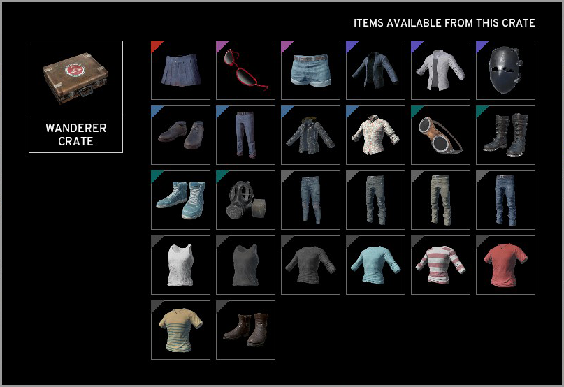 CAJA DEL ERRANTE PUBG