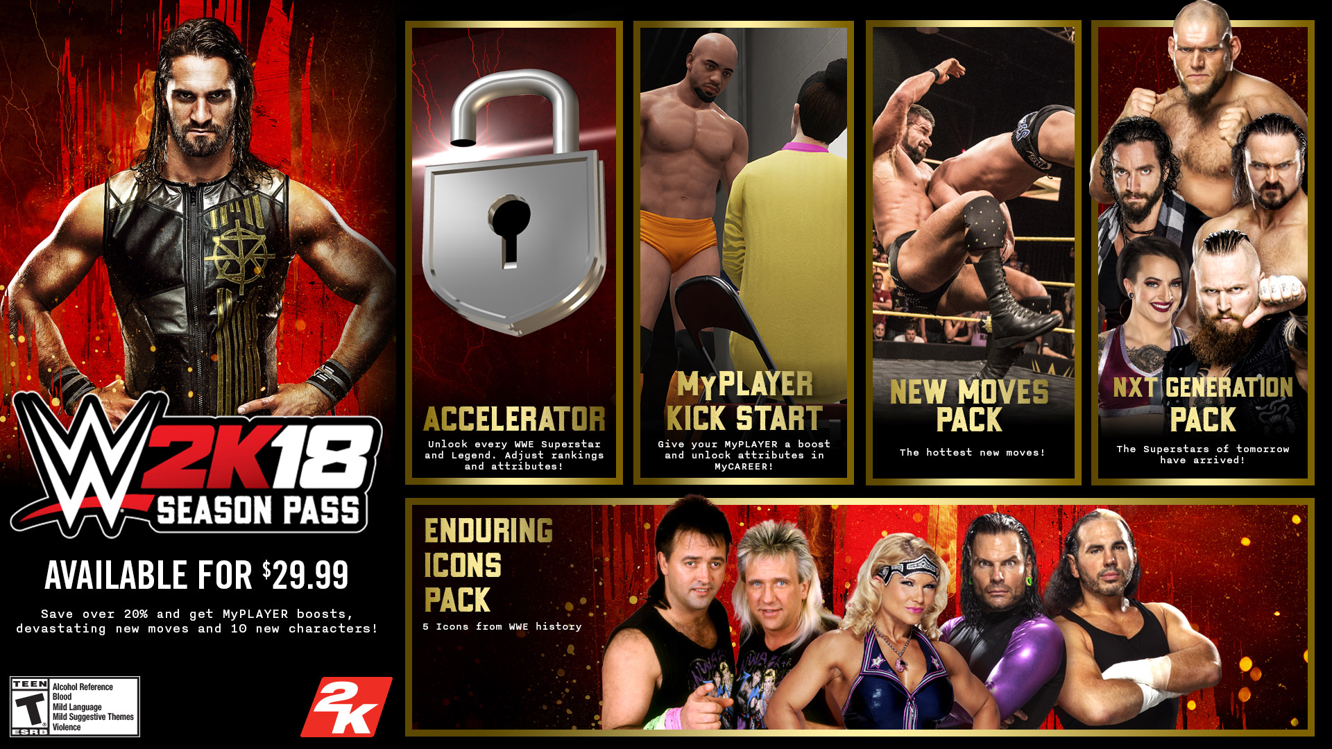 pase de temporada de WWE 2K18