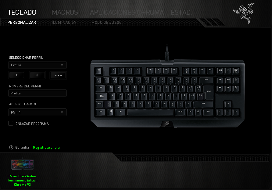 Razer Blackwidow Tournament Edition Chroma V2