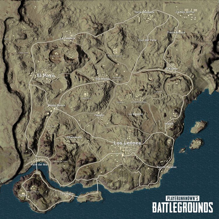 nuevo mapa de PlayerUnknown's Battlegrounds