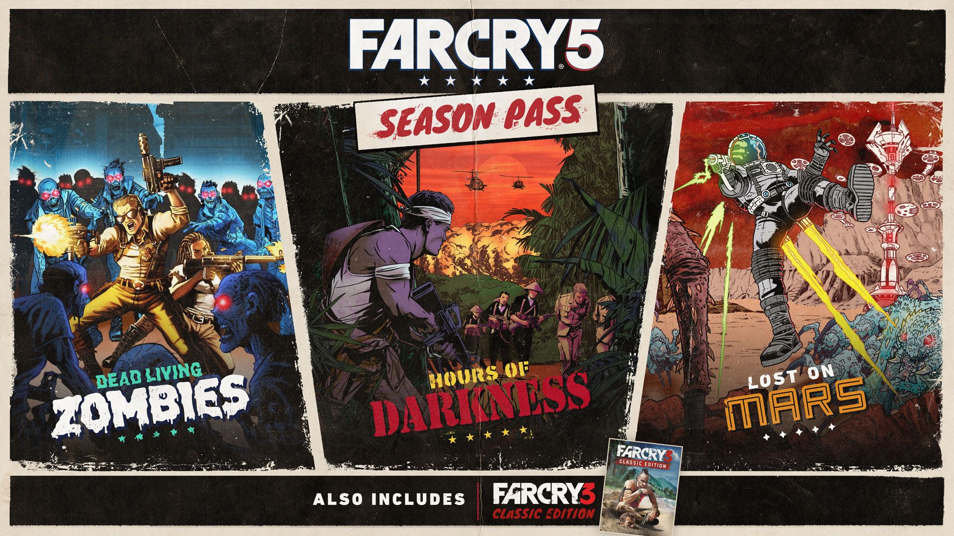 contenido del Season Pass de Far Cry 5