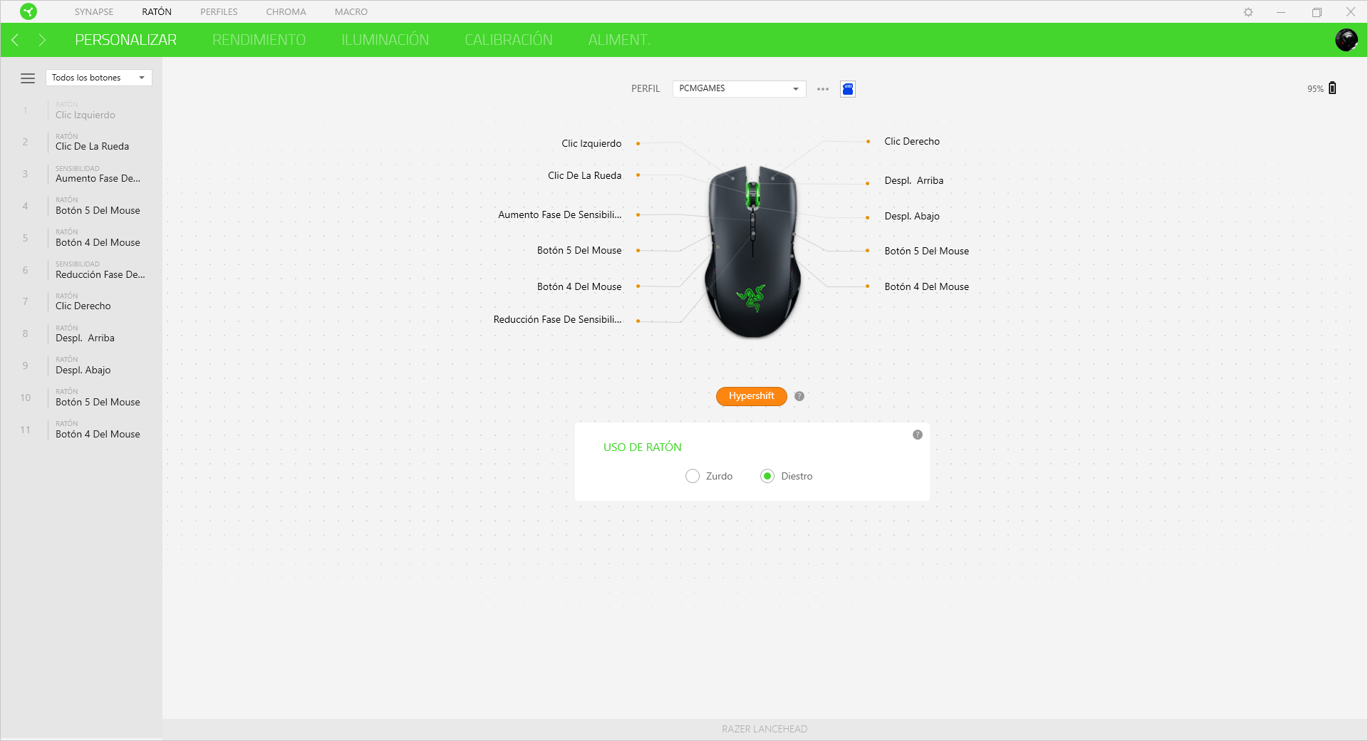 Razer Lancehead