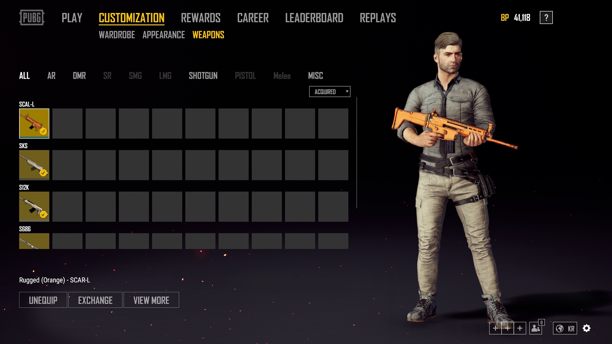 skins de armas a Playerunknown’s Battlegrounds